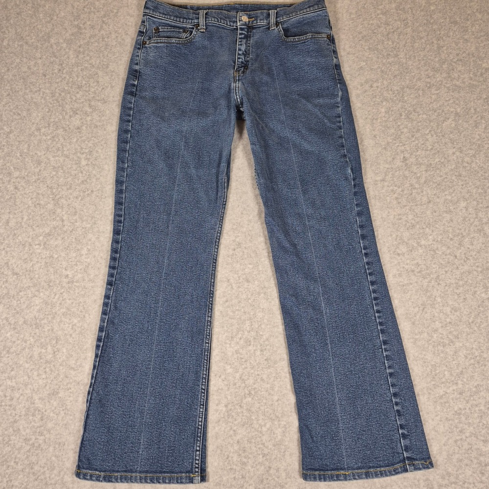 Vintage Levi's 515 Bootcut Jeans Womens 12 Blue Lower Rise Stretch Denim